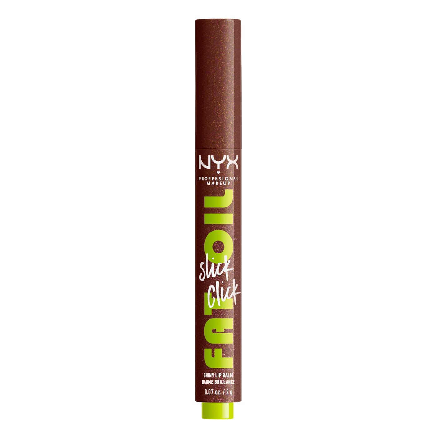 NYX Fat Oil Slick Click Shiny Lip Balm - Trending Topic; image 1 of 5