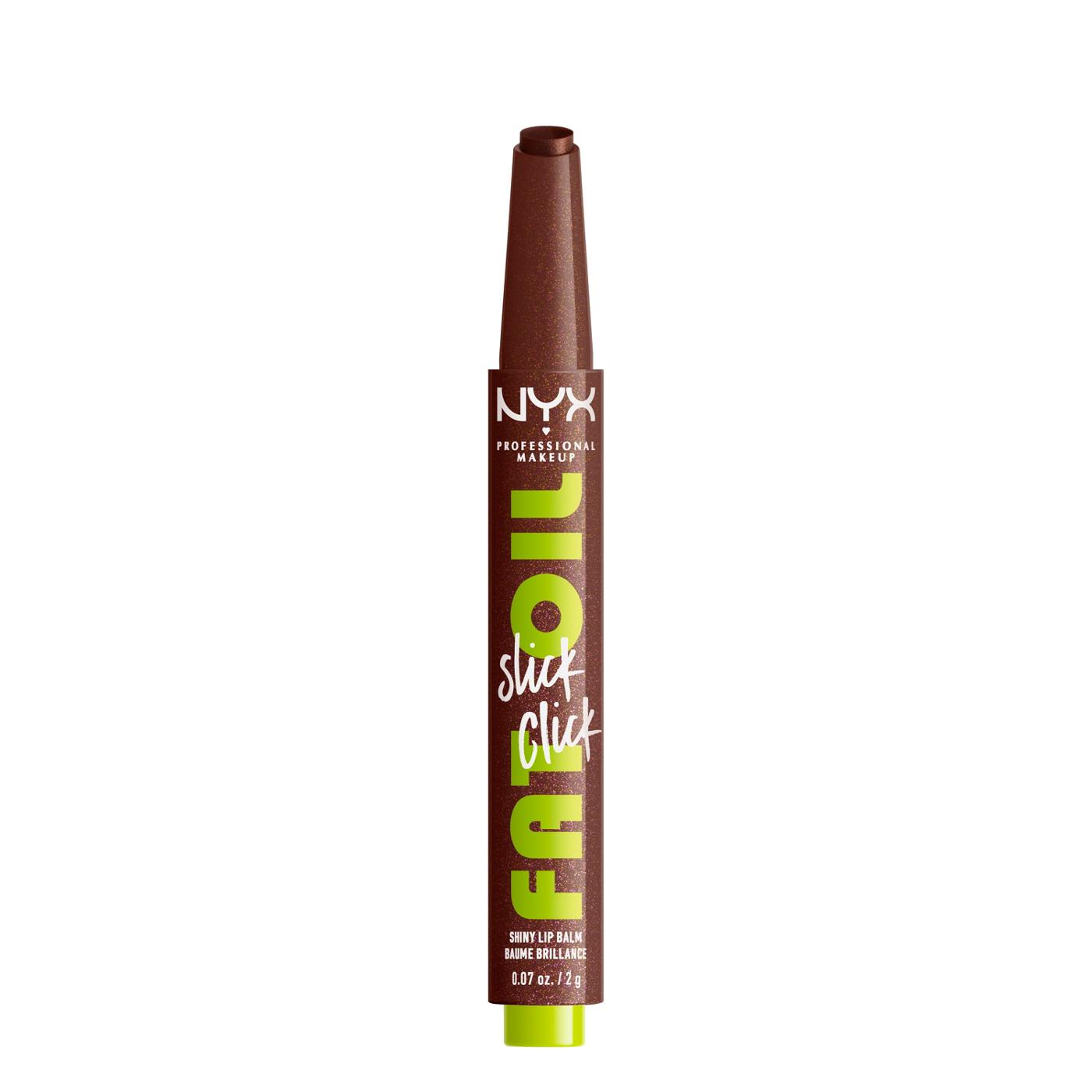 NYX Fat Oil Slick Click Shiny Lip Balm - Trending Topic; image 5 of 5