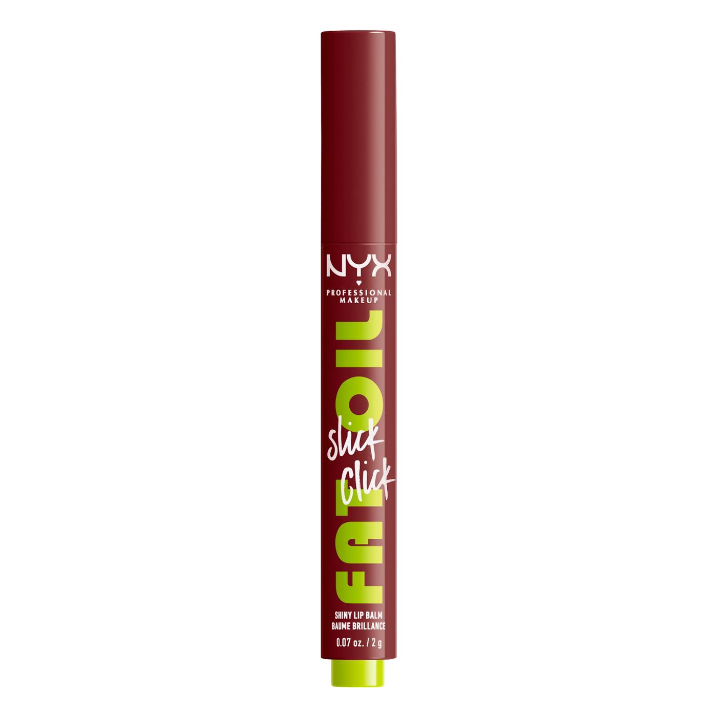 NYX Fat Oil Slick Click Shiny Lip Balm - In A Mood; image 1 of 5