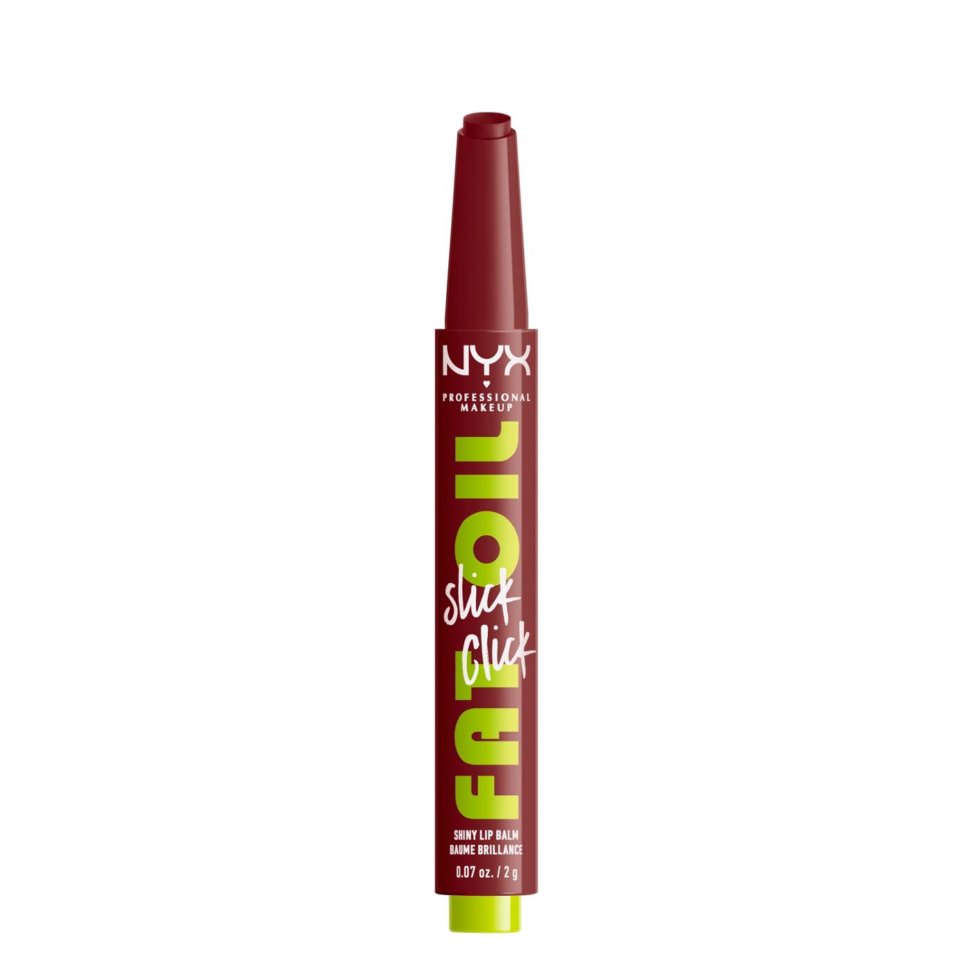 NYX Fat Oil Slick Click Shiny Lip Balm - In A Mood; image 5 of 5