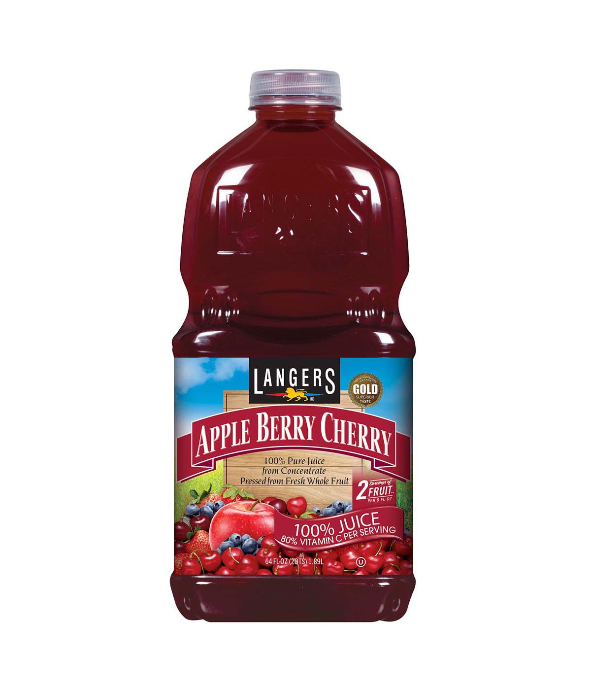 Langers Pure Juice - Apple Berry Cherry; image 1 of 2