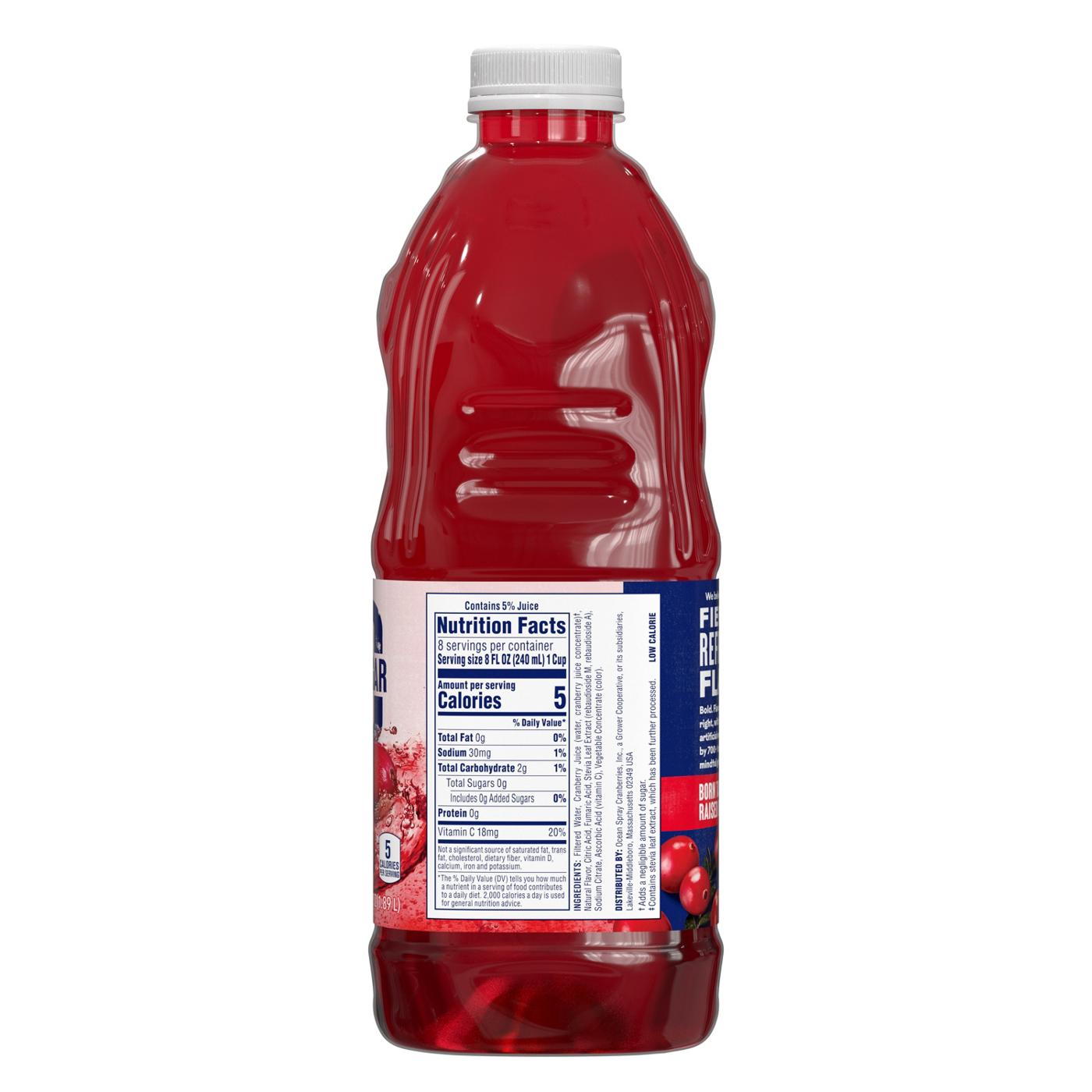 Ocean Spray Zero Sugar Juice Drink - Cranberry; image 2 of 2
