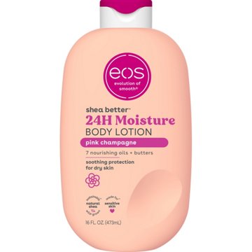 eos Shea Better 24H Moisture Body Lotion - Pink Champagne, 16 oz