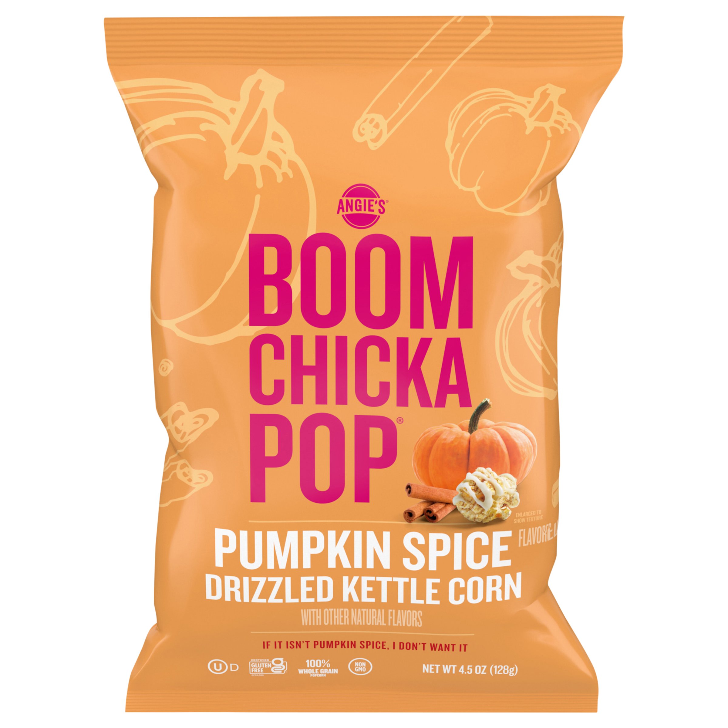 Angie's BOOMCHICKAPOP Pumpkin Spice Drizzled Kettle Corn - Shop