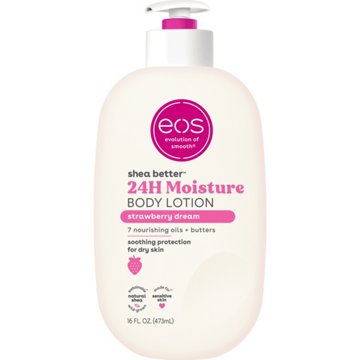 eos Shea Better 24H Moisture Body Lotion - Strawberry Dream, 16 oz