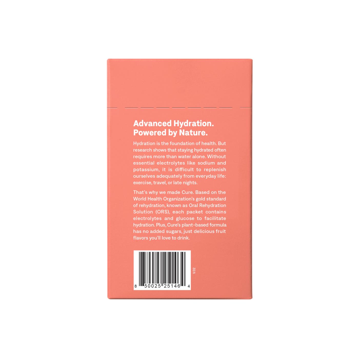 Cure Hydration Electrolyte Drink Mix Packs - Strawberry Kiwi; image 2 of 2