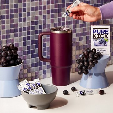 Pure Kick Hydration Drink Sticks - Concord Grape, 6 ct