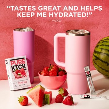 Pure Kick Hydration Drink Sticks - Strawberry Watermelon, 6 ct