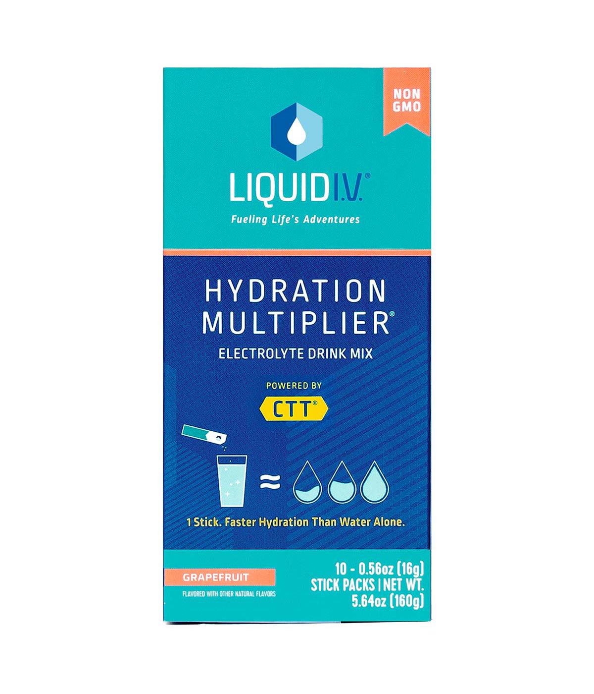 Liquid I.V. Hydration Multiplier Electrolyte Drink Mix - Grapefruit; image 1 of 2