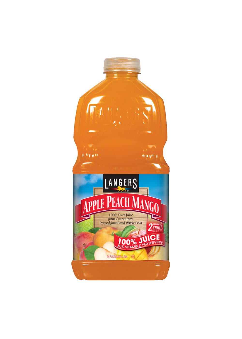 Langers Pure Juice - Apple Peach Mango; image 1 of 2