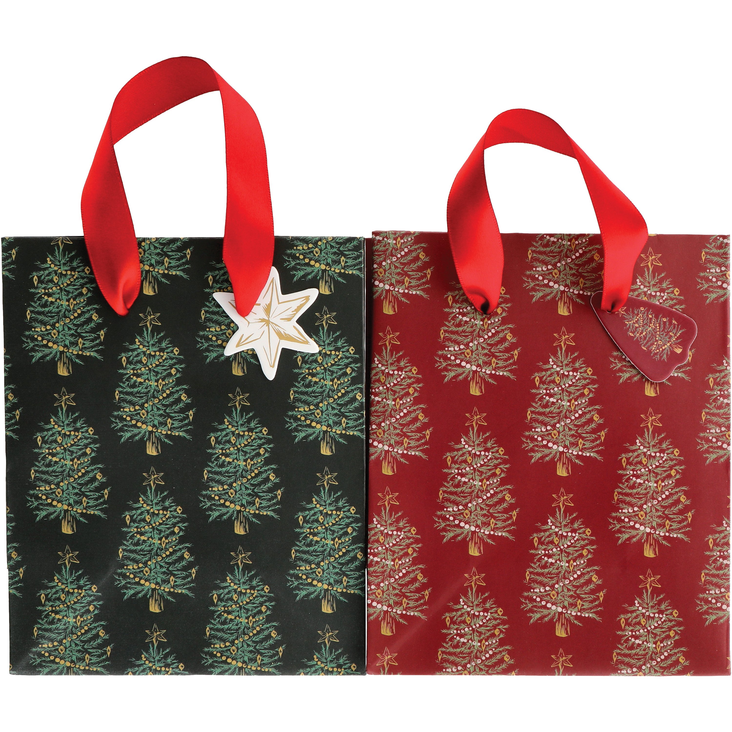 Destination Holiday Mini Christmas Gift Bags Trees Shop Gift wrap at HEB