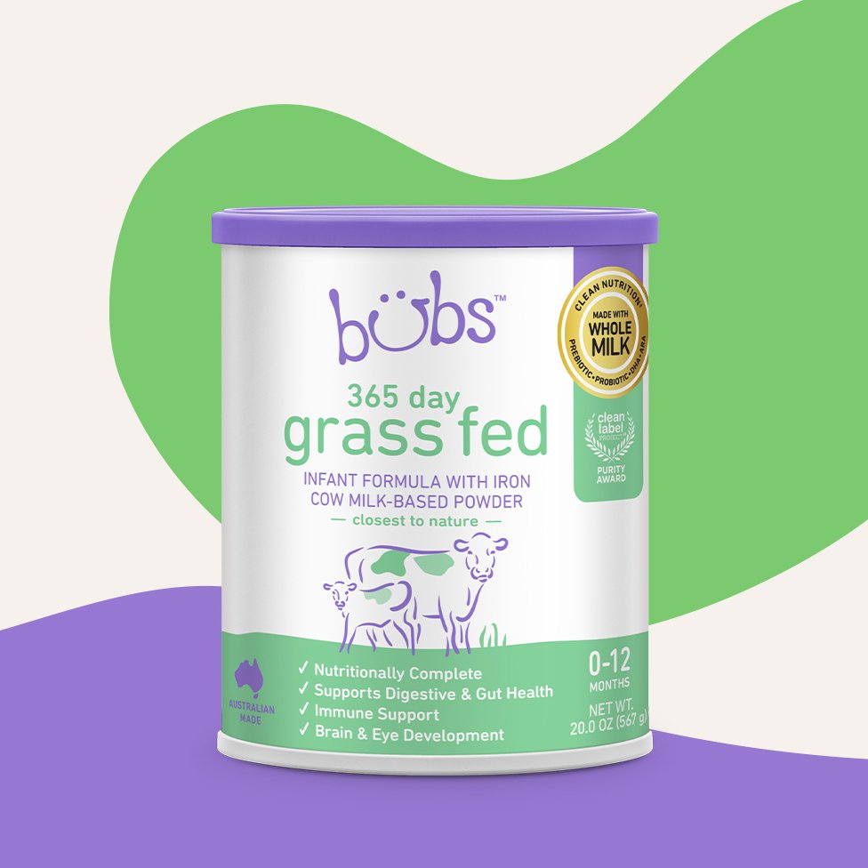 Bubs 365 Day Grass Fed Cow Milk- Based Infant Formula - Shop