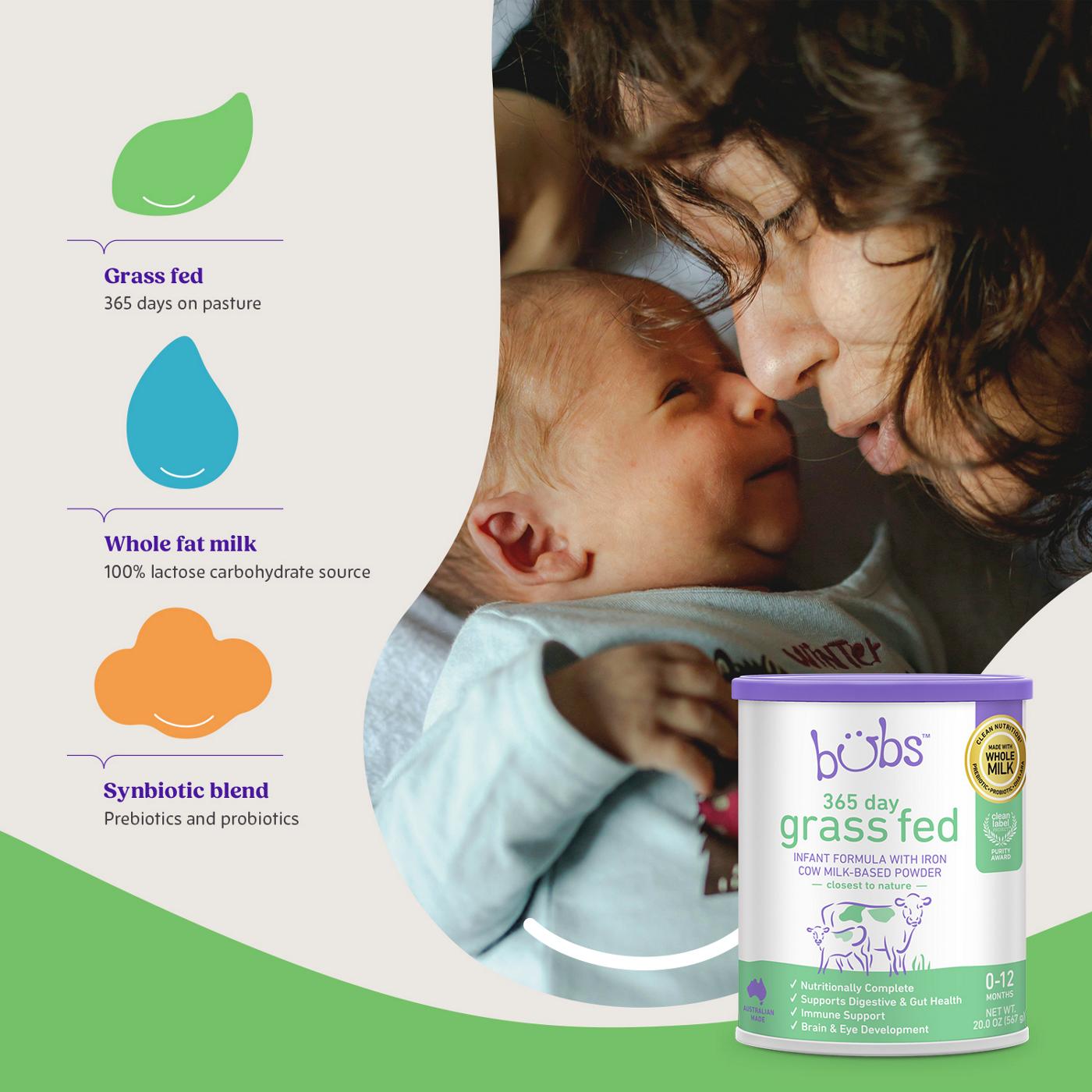 Bubs 365 Day Grass Fed Cow Milk- Based Infant Formula; image 12 of 13