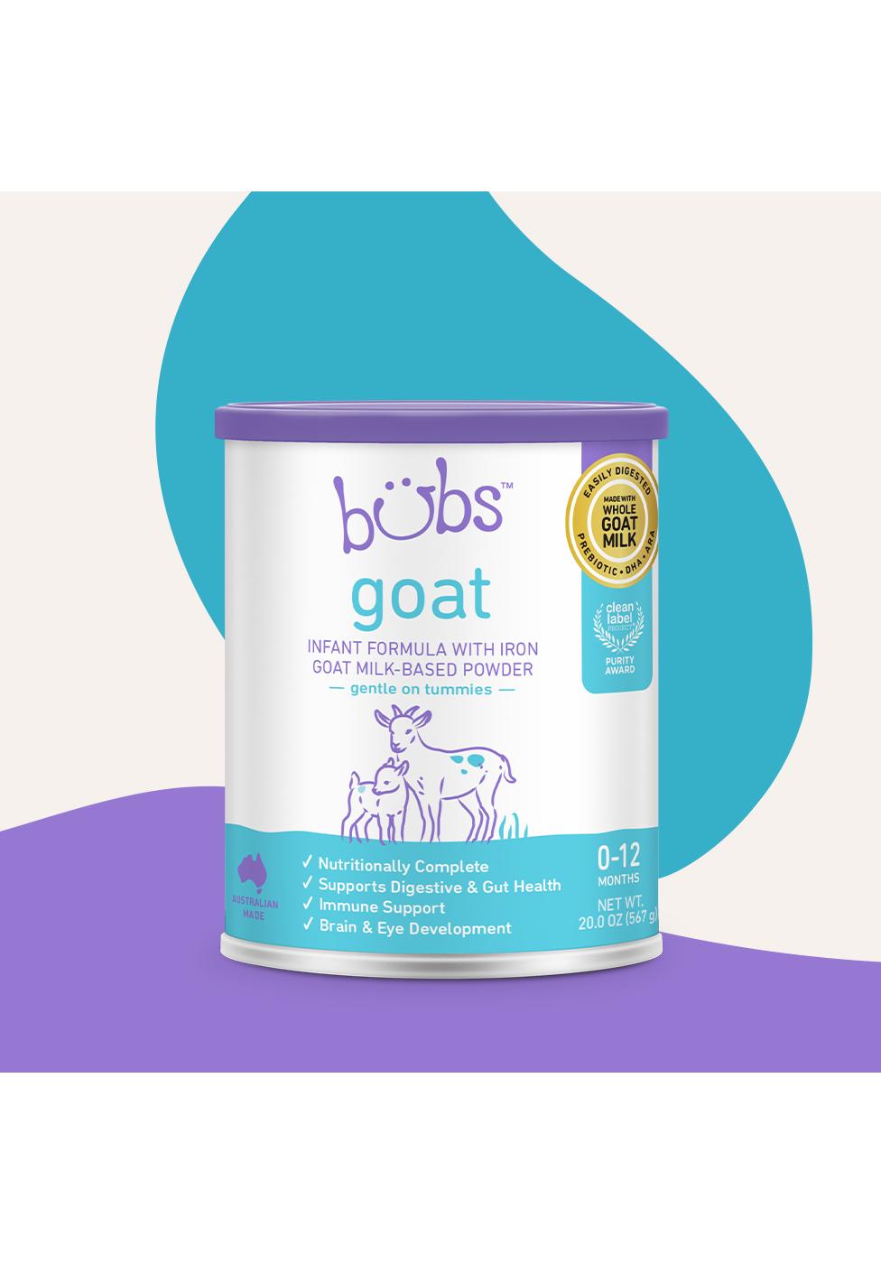 Bubs Goat Milk-Based Powder Infant Formula; image 4 of 13