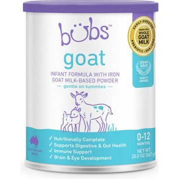 Bubs Goat Milk-Based Powder Infant Formula, 20 oz
