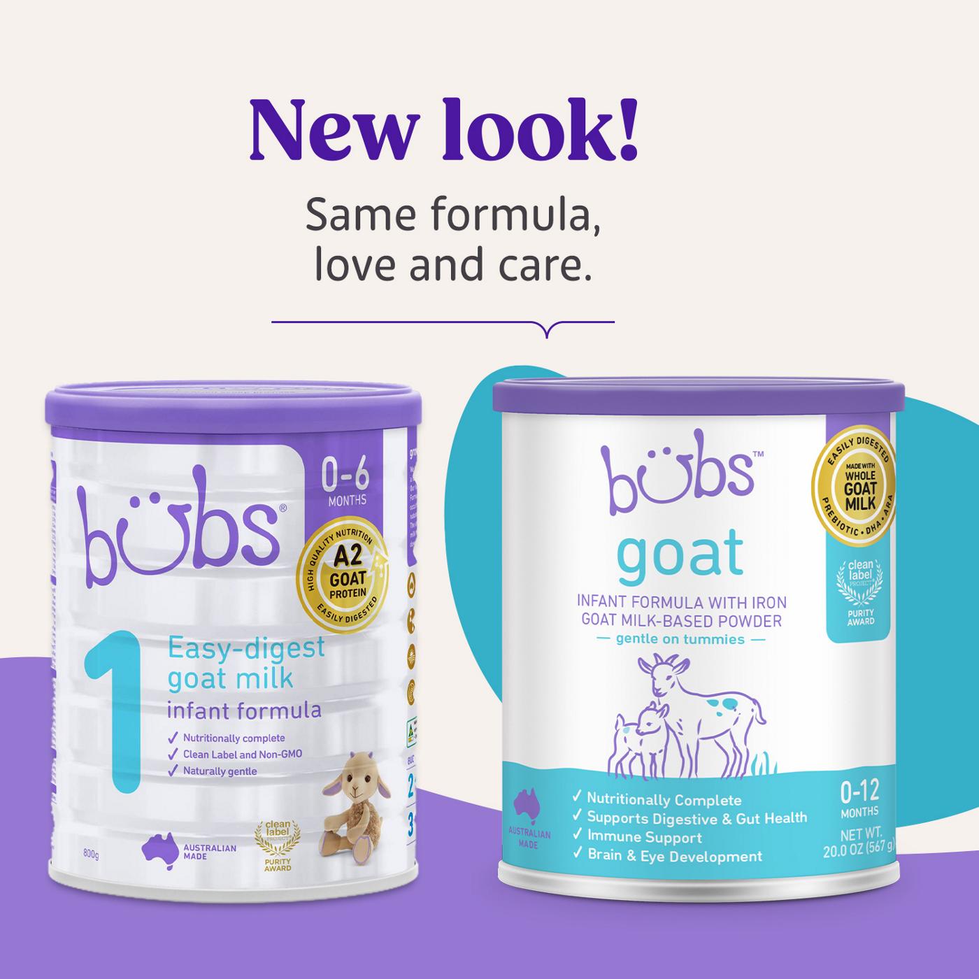 Bubs Goat Milk-Based Powder Infant Formula; image 6 of 13