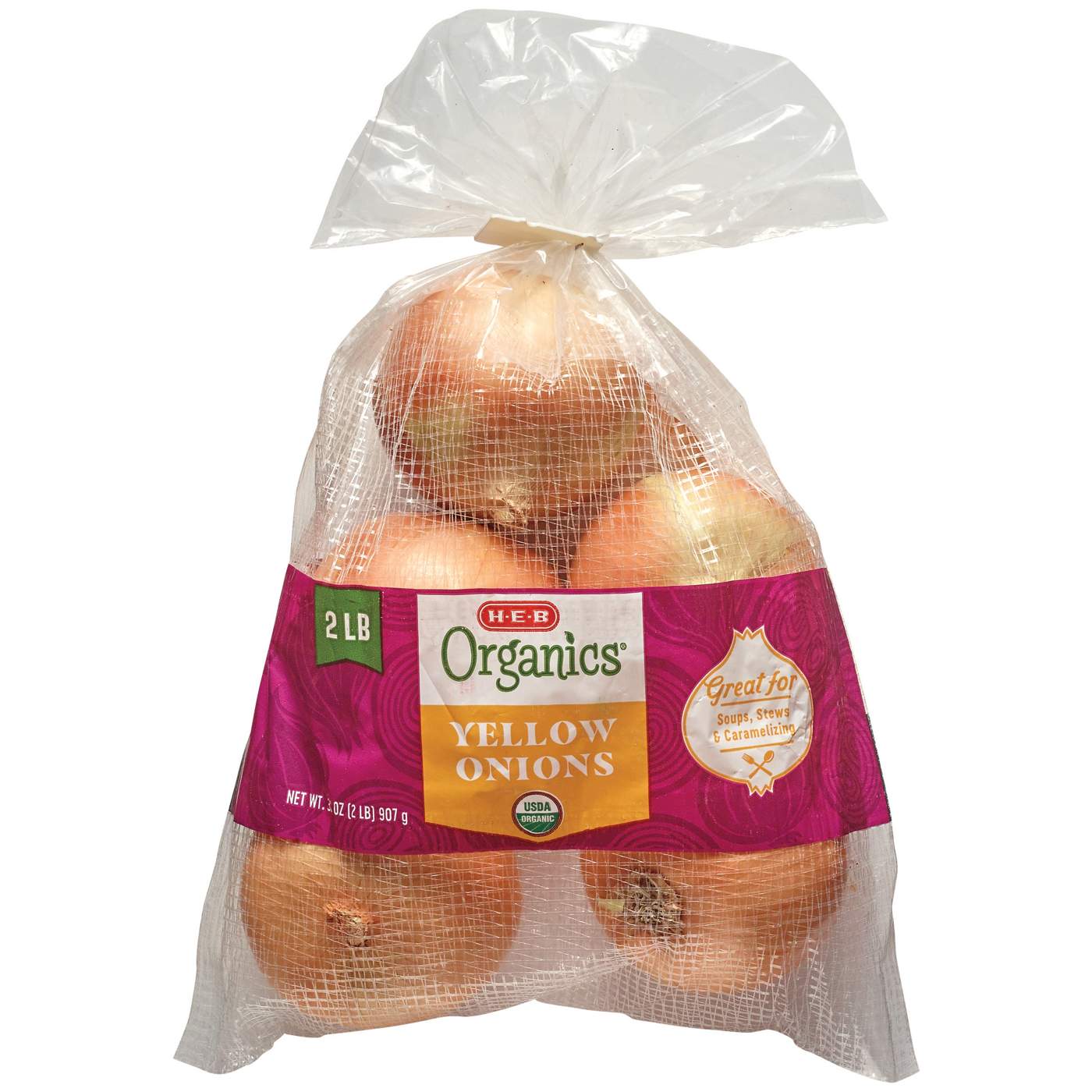 H-E-B Organics Yellow Onions; image 1 of 2