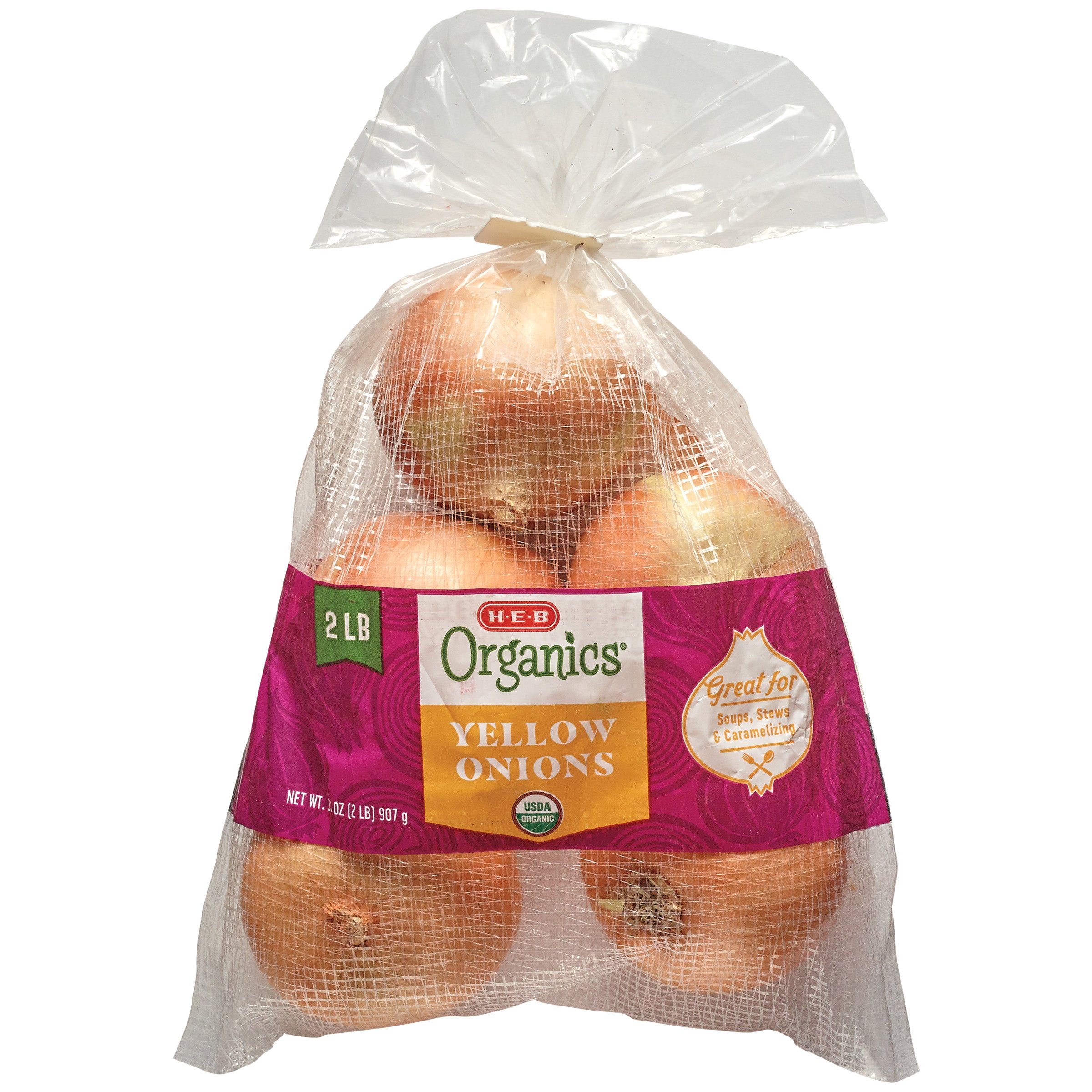 H-E-B Organics Fresh Yellow Onions