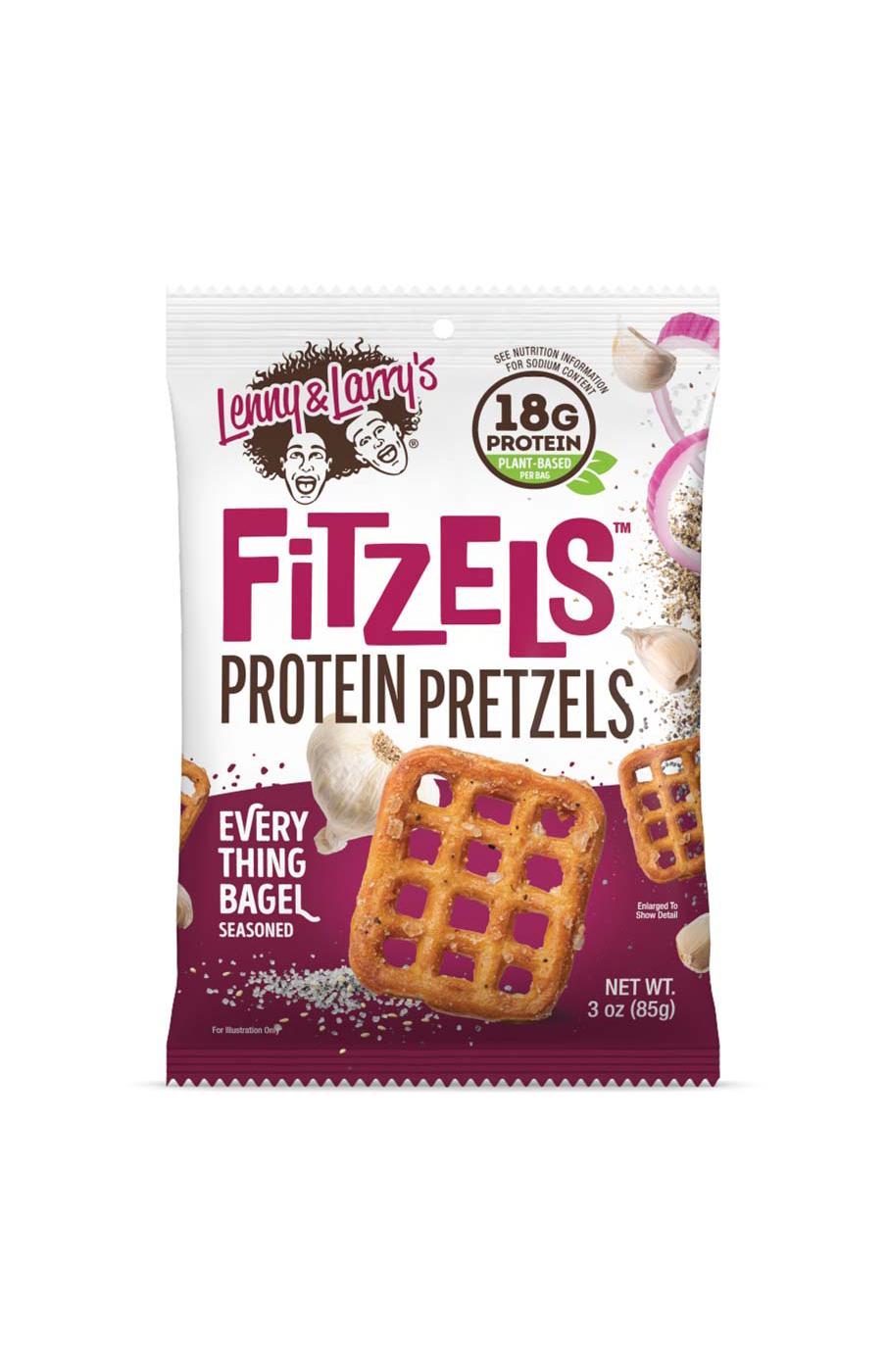 Lenny & Larry's Fitzels Protein Pretzels - Everything Bagel; image 1 of 2