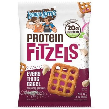 Lenny & Larry's Fitzels Protein Pretzels - Everything Bagel