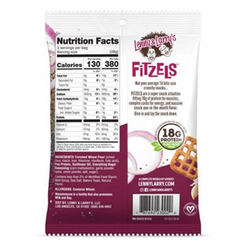Lenny & Larry's Fitzels Protein Pretzels - Everything Bagel