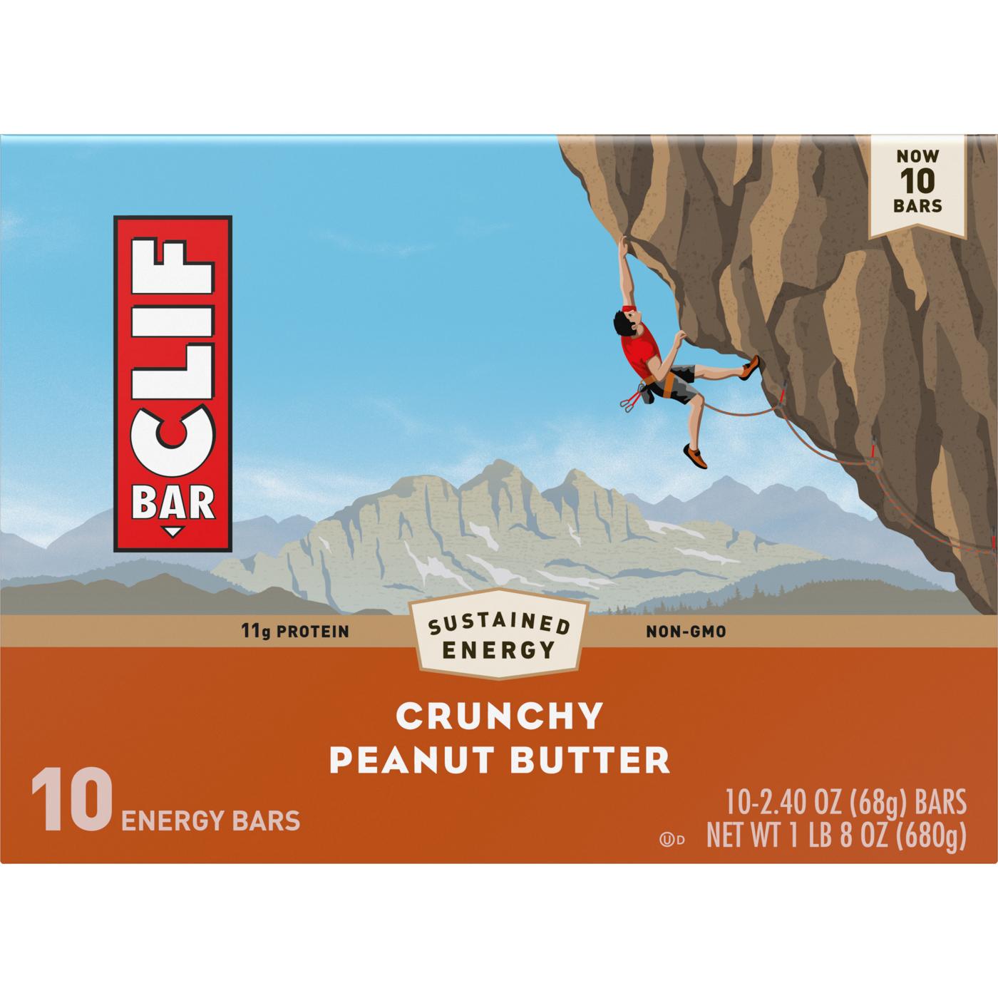 Clif Bar 11g Protein Energy Bars - Crunchy Peanut Butter; image 9 of 9