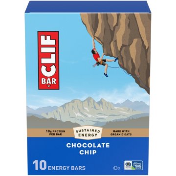 Clif Bar 10g Protein Energy Bars - Chocolate Chip