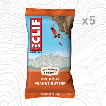 Clif Bar 11g Protein Energy Bars - Crunchy Peanut Butter