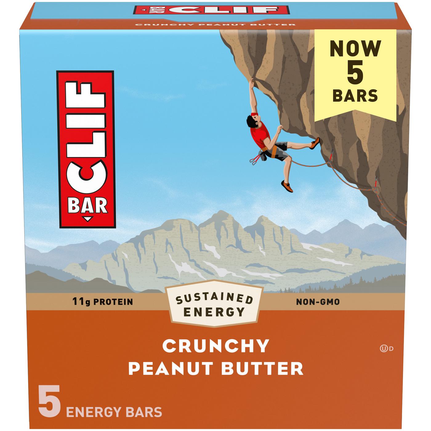 Clif Bar 11g Protein Energy Bars - Crunchy Peanut Butter; image 1 of 9