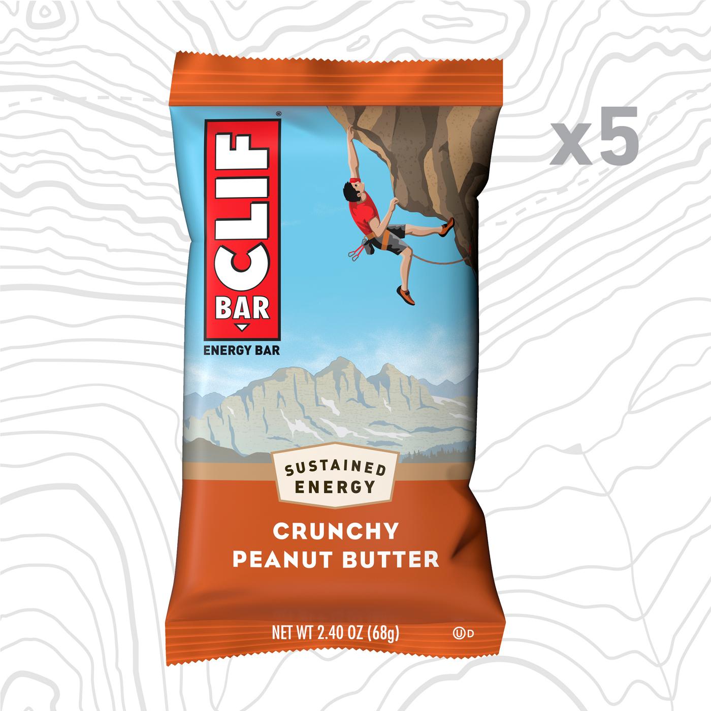 Clif Bar 11g Protein Energy Bars - Crunchy Peanut Butter; image 3 of 9