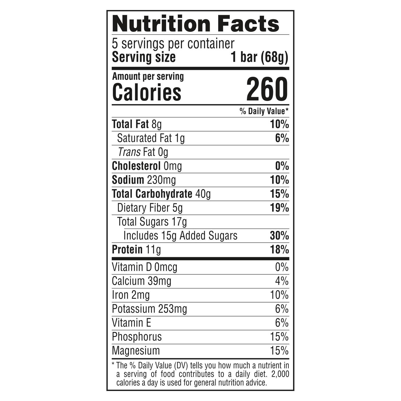 Clif Bar 11g Protein Energy Bars - Crunchy Peanut Butter; image 4 of 9