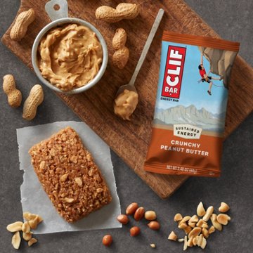 Clif Bar 11g Protein Energy Bars - Crunchy Peanut Butter
