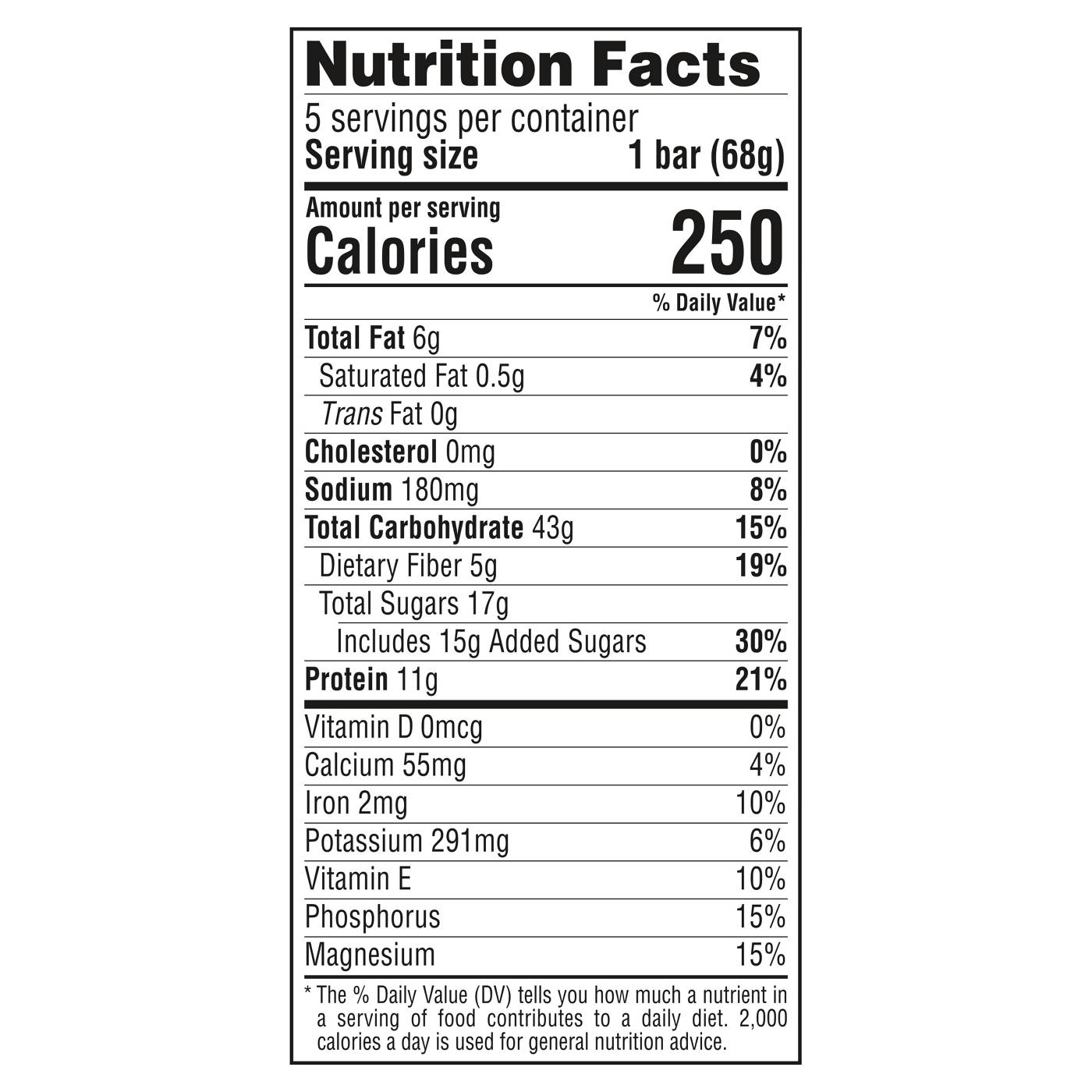 Clif Bar 11g Protein Energy Bars - Blueberry Almond Crisp; image 2 of 8