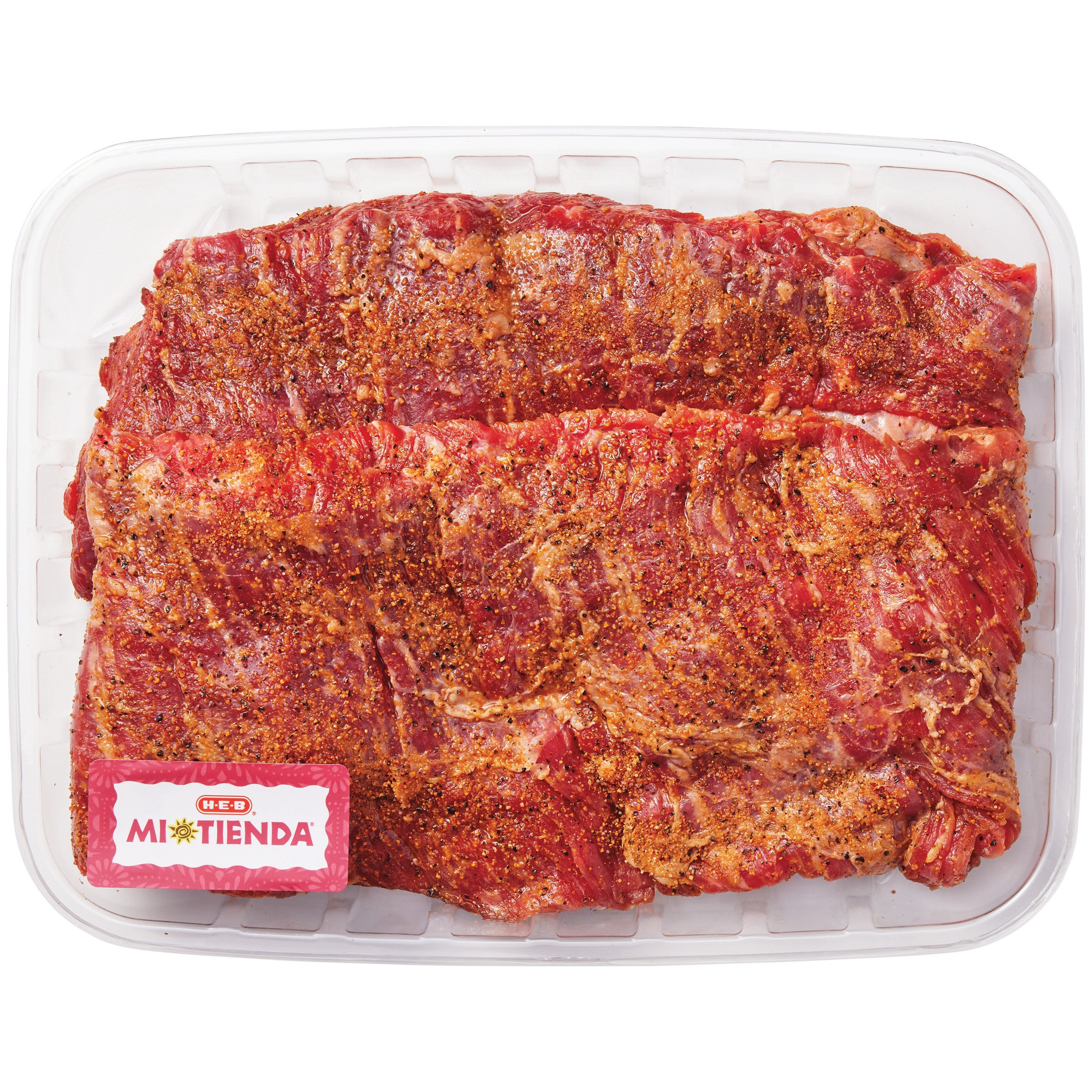 H-E-B Mi Tienda Seasoned Beef Skirt Steak – Orange Pepper – Value Pack ...