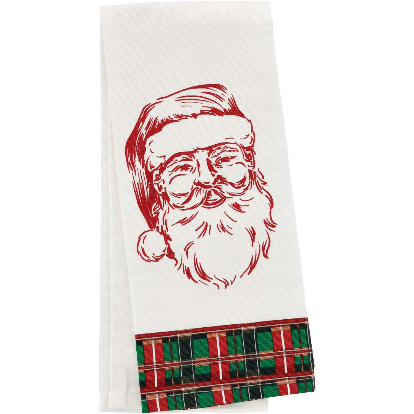 Destination Holiday Christmas Kitchen Towel - Santa Claus; image 1 of 2