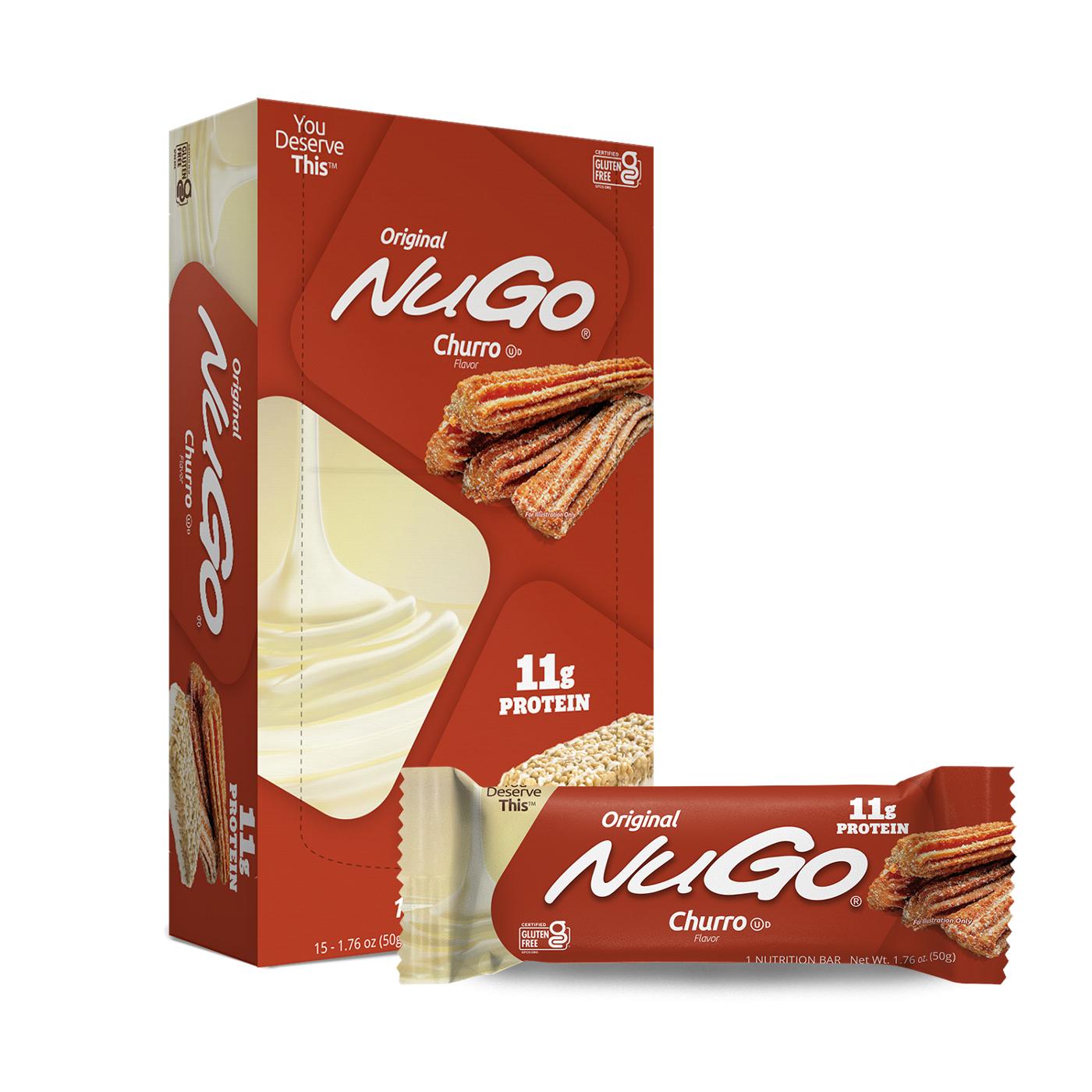 NuGo Original 11g Protein Bar - Churro; image 3 of 5