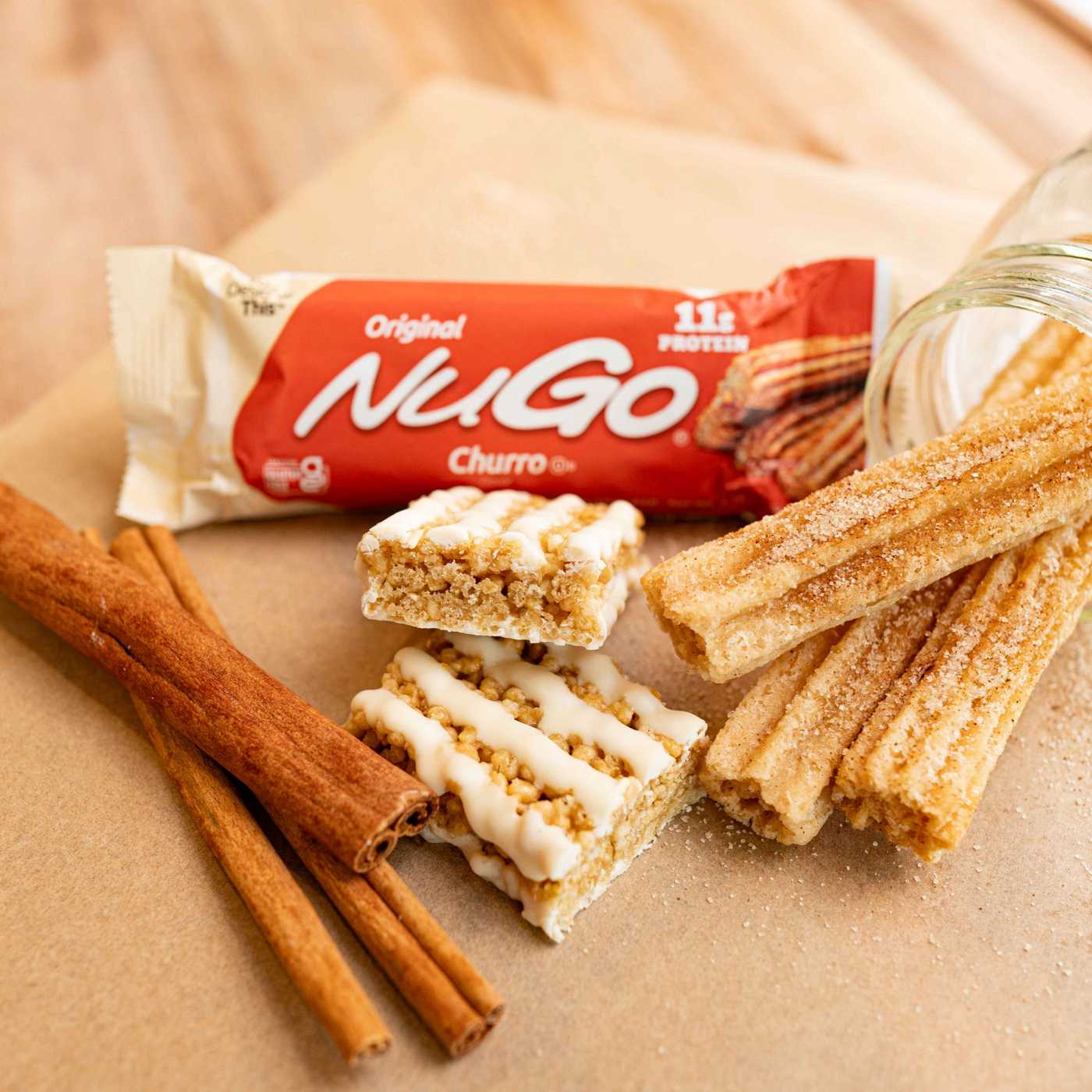 NuGo Original 11g Protein Bar - Churro; image 4 of 5