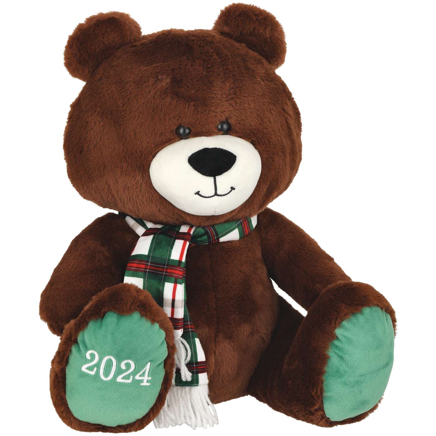 Destination Holiday Bode Bear 2024 Christmas Plush - Dark Brown; image 1 of 2