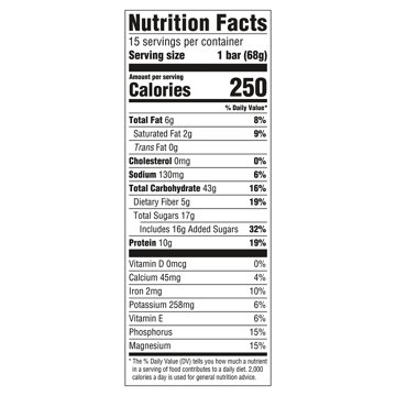 Clif Bar 10g Protein Energy Bars Value Pack - Chocolate Chip