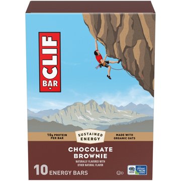 Clif 10g Protein Energy Bars - Chocolate Brownie