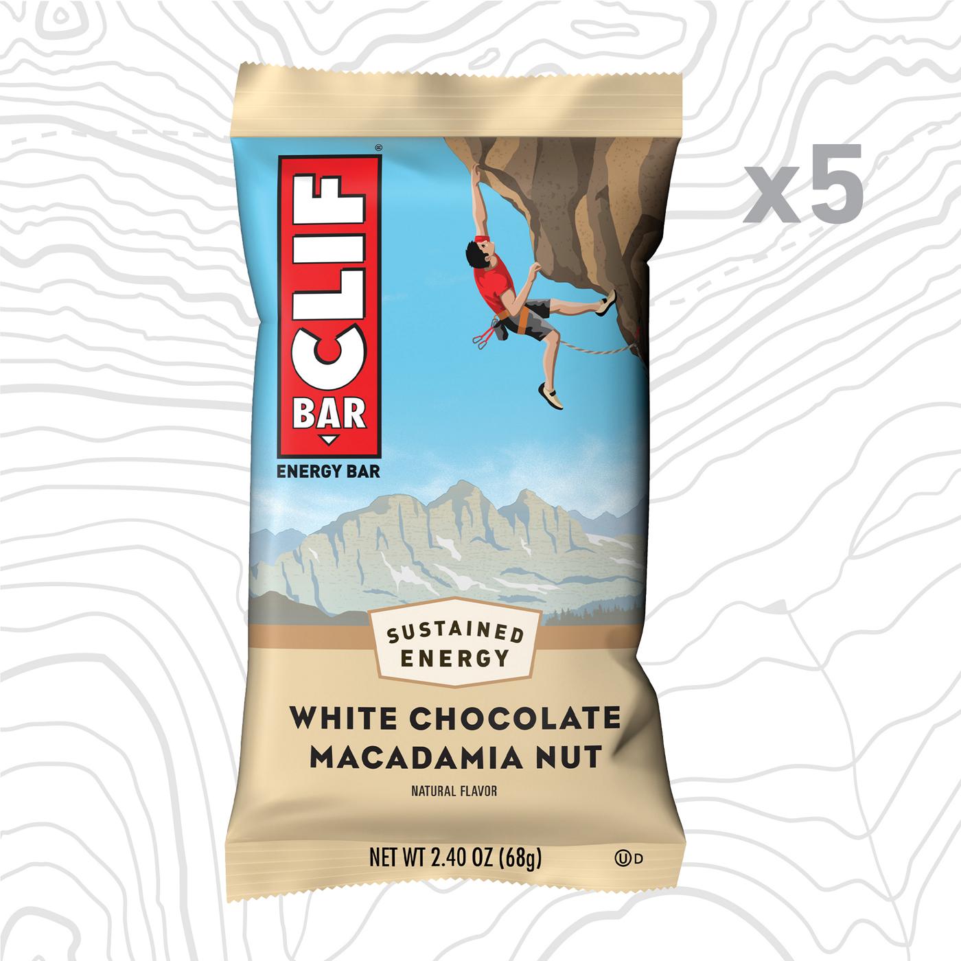 Clif Bar 9g Protein Energy Bars - White Chocolate Macadamia Nut; image 5 of 8