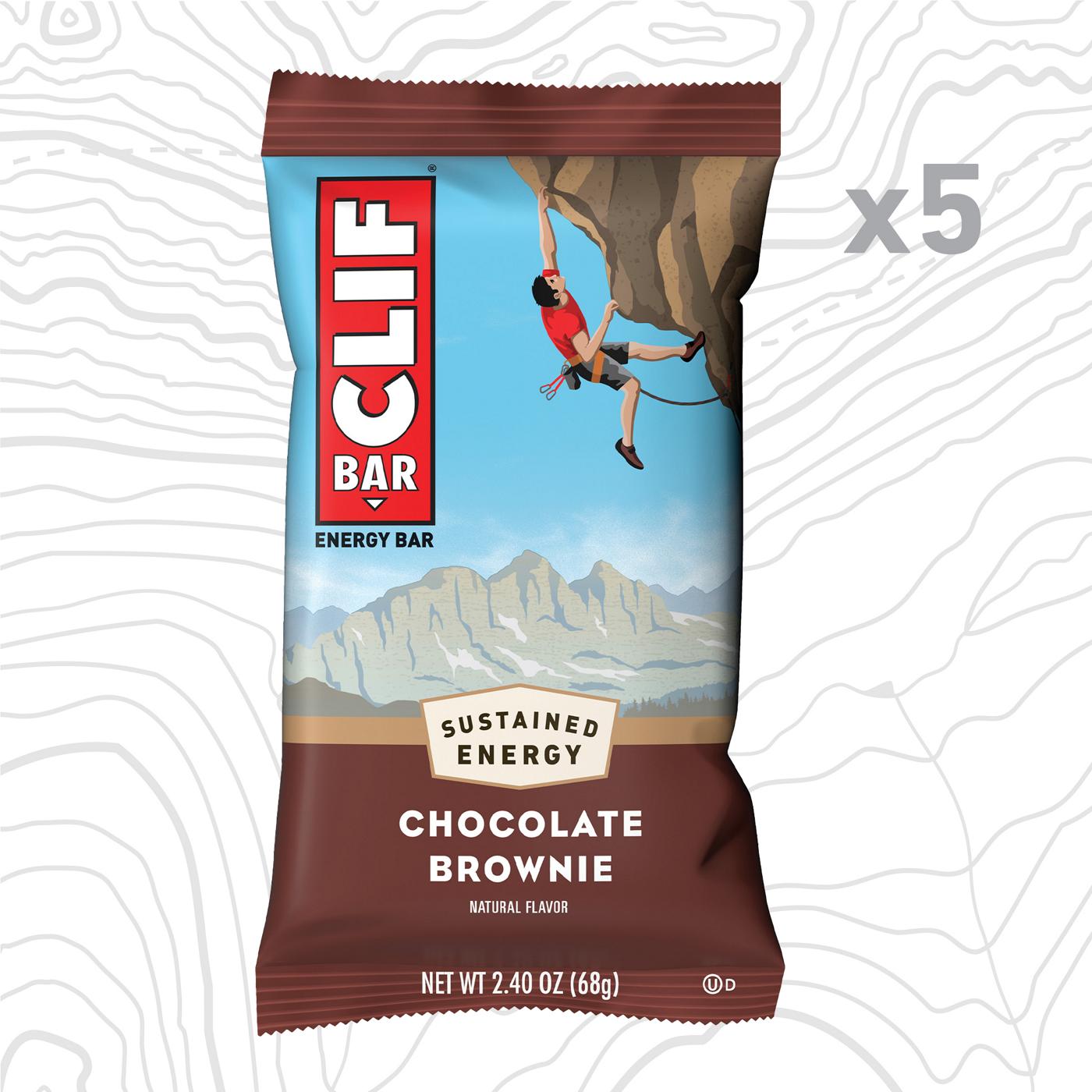 Clif Bar 10g Protein Energy Bars - Chocolate Brownie; image 5 of 8