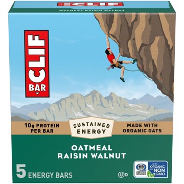 Clif 10g Protein Energy Bars - Oatmeal Raisin Walnut