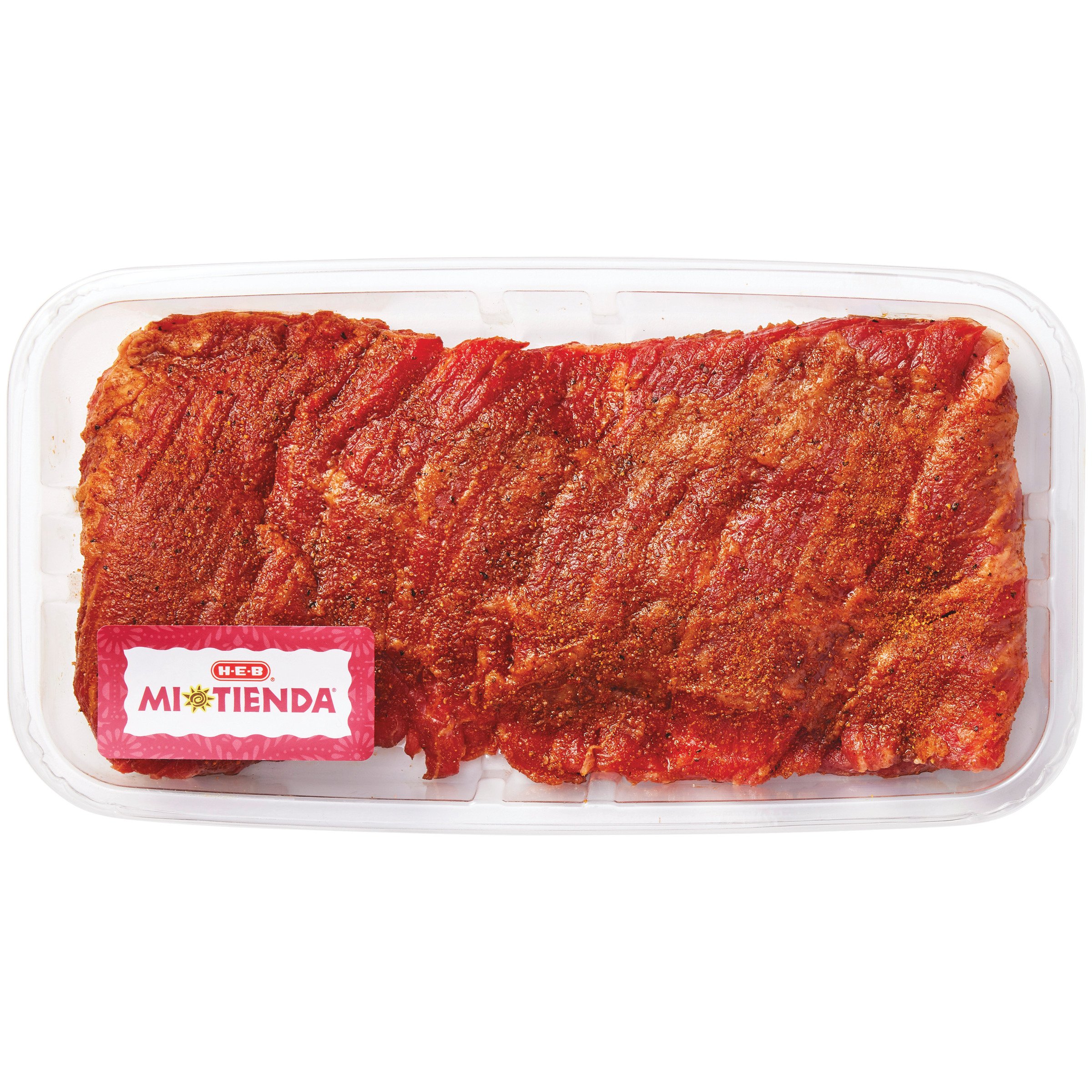 H-E-B Mi Tienda Seasoned Beef Skirt Steak - All Purpose - Shop Beef At ...