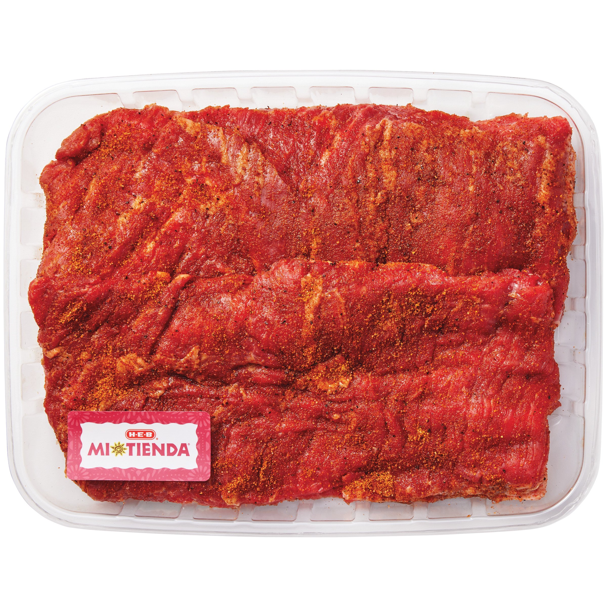 HEB Mi Tienda Seasoned Beef Skirt Steak Red Fajita Value Pack Shop Beef at HEB