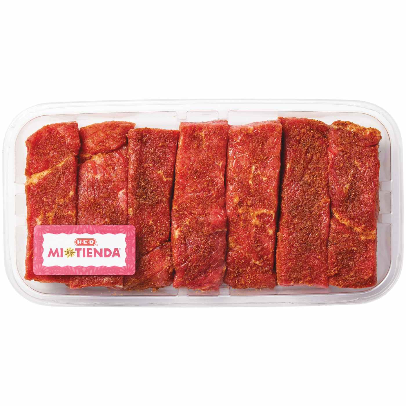 H-E-B Mi Tienda Seasoned Texas-Style Boneless Beef Ribs – Achiote; image 1 of 2