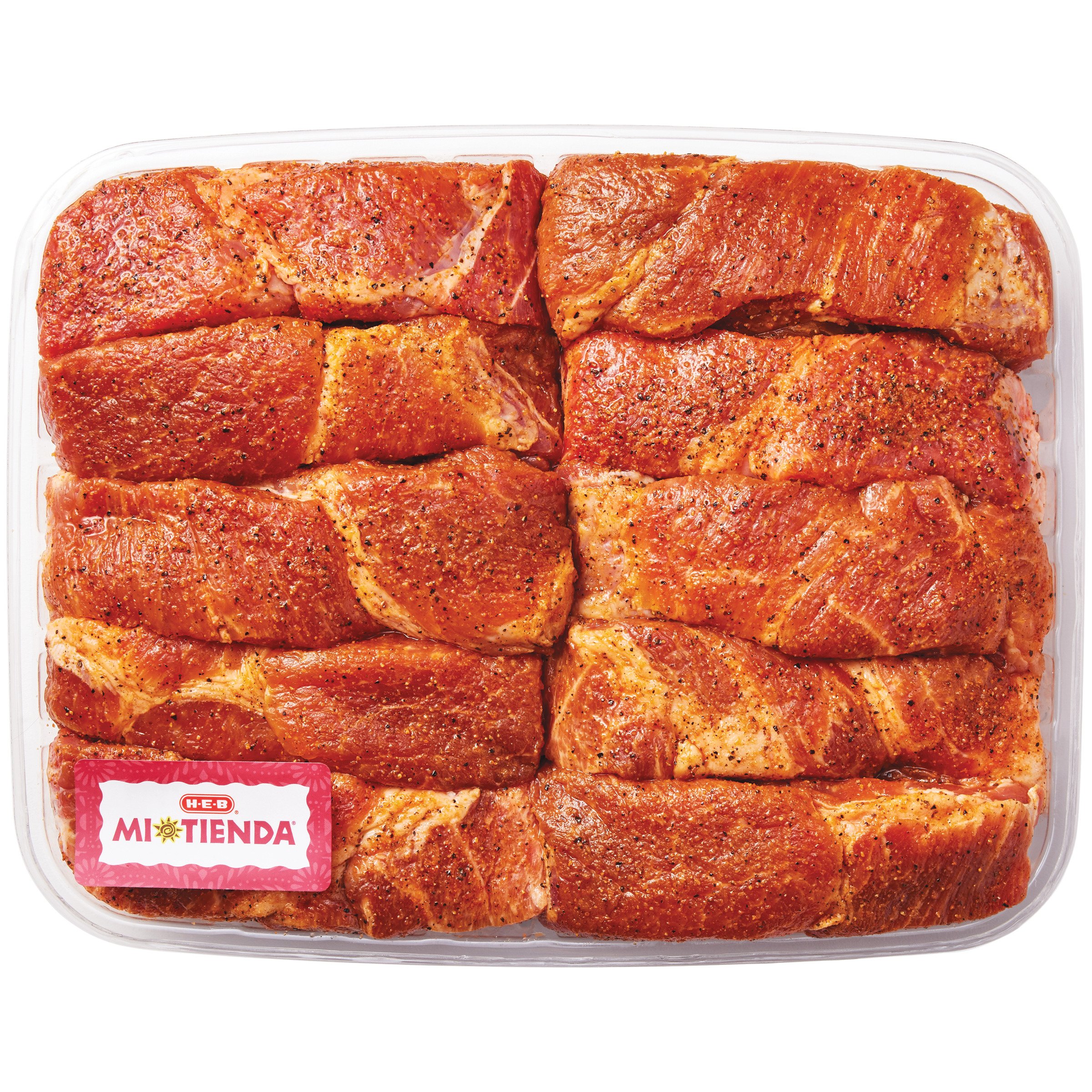 H-E-B Mi Tienda Seasoned Country-Style Boneless Pork Ribs – Orange ...