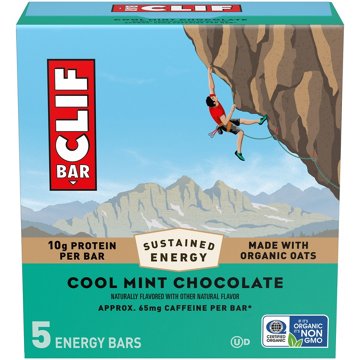 Clif 10g Protein Energy Bars - Cool Mint Chocolate