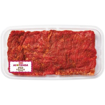 H-E-B Mi Tienda Seasoned Beef Skirt Steak – Red Fajita, Avg. 0.9 lb