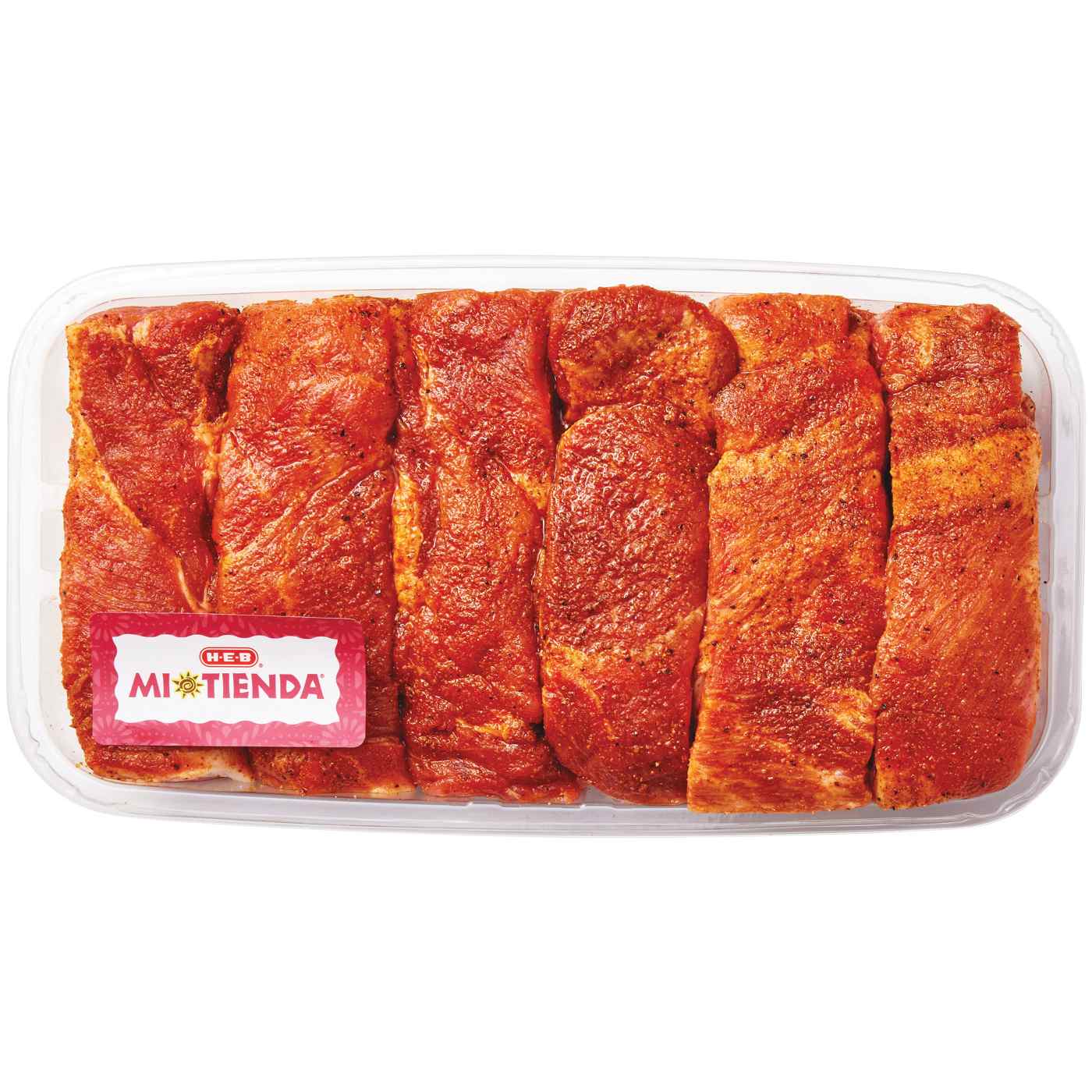 H-E-B Mi Tienda Seasoned Country-Style Bone-In Pork Ribs – All Purpose; image 1 of 2